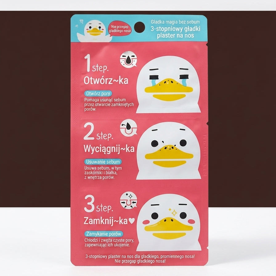 Pore Care Nose Strip – 3-etapowy plaster na wągry i oczyszczanie nosa