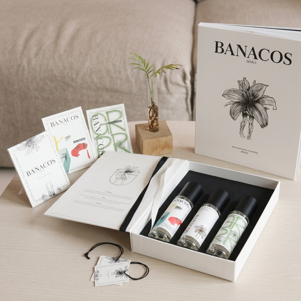 BANACOS Seoul Room&Fabric Spray 100ml (x3szt) I Ubierz swoją przestrzeń jak zapach