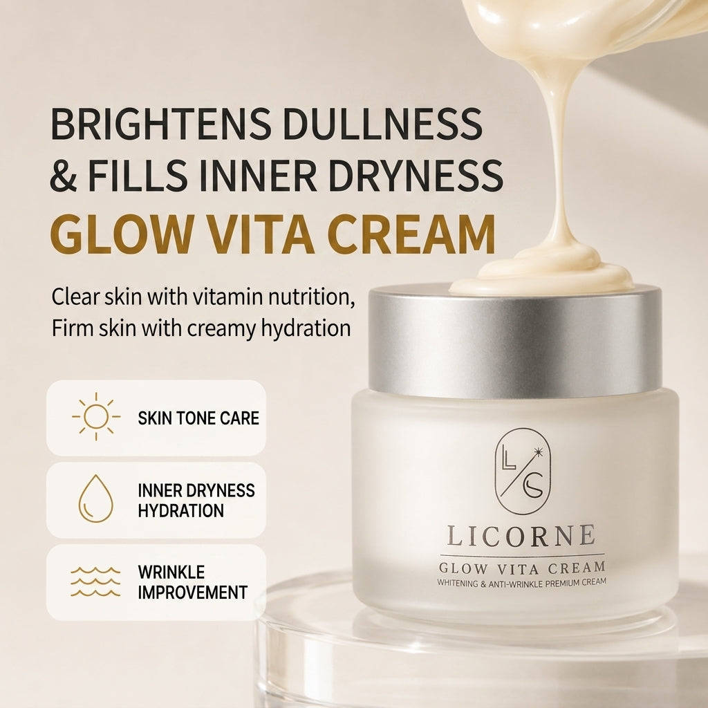 LICORNE Glow Vita Cream 30ml I Anti-Wrinkle Premium