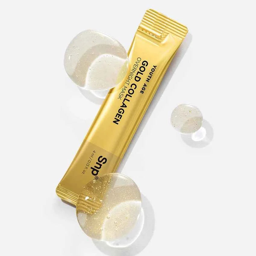 SNP Youth Age Gold Collagen Overnight Mask 4ml | Sleeping mask