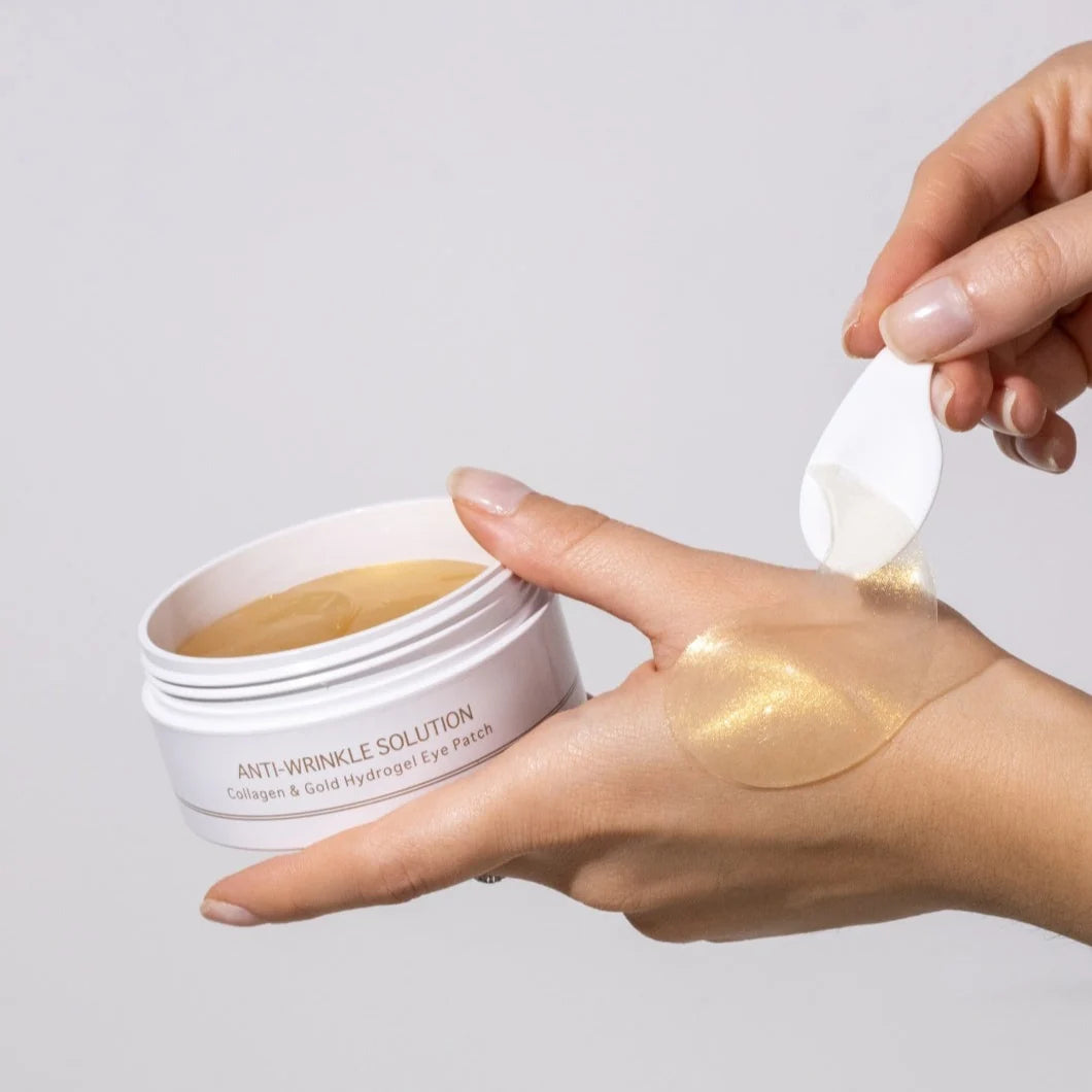 BEAUUGREEN Collagen & Gold Hydrogel Eye Patch 60szt | Złote płatki hydrożelowe wygładzające