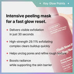 LEPS Flash Reset 29 Peeling Mask 105ml I Efekt Gładkiej Skóry w 30 Sekund