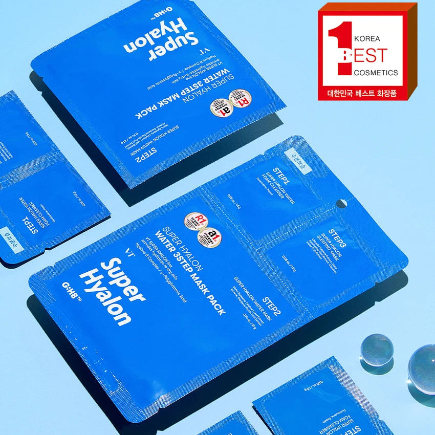 VT Super Hyalon Water 3-Step Mask Pack 24g