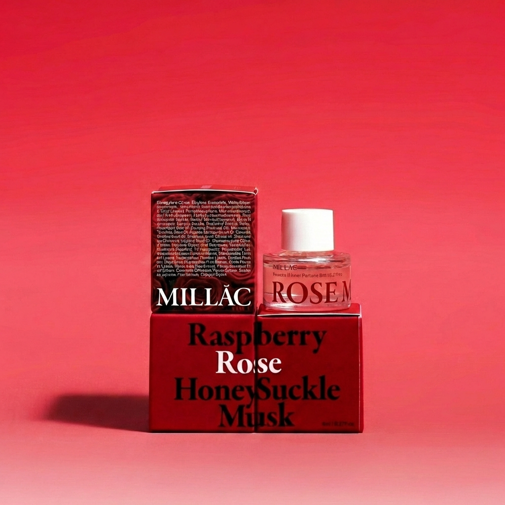 MILLAC Probiotics Intimate Perfume I 01.Rose Musk +24h Wegański Olejek Zapachowy