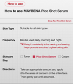 MAYBENA Red Picoshot Serum 50ml I Nie krwawi, ale szczypie