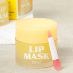 Maska do Ust na Noc [Yuzu] (20g) – Odżywcza Całonocna Pielęgnacja z Szpatułką