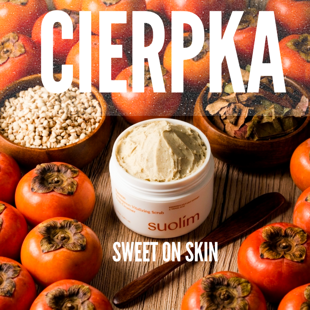 SUOLIM Tannin Persimmon Vitalizing Scrub Pack Cleanser I Efekt chłodzący