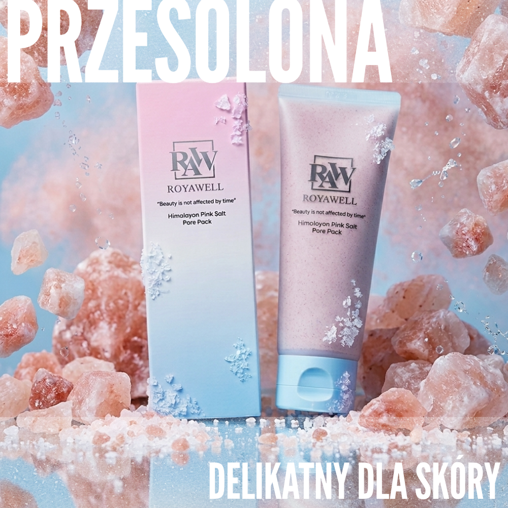 Royawell Himalayan Pink Salt Pore Pack 120g I maska głęboko oczyszczająca i zmniejszająca pory