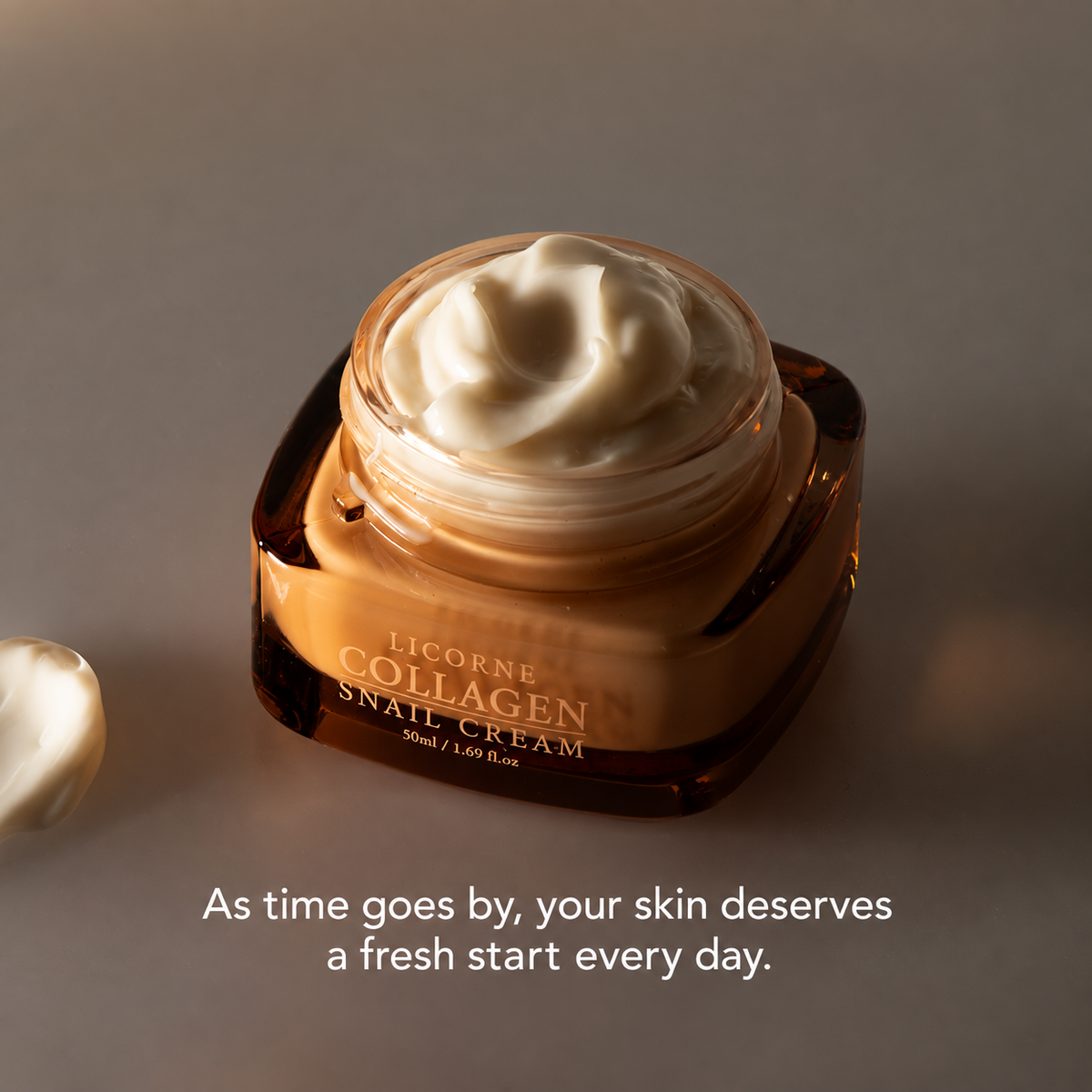 LICORNE Collagen Snail Creme 50ml I Anti-Aging Gesichtscreme mit Kollagen und Schneckenschleim
