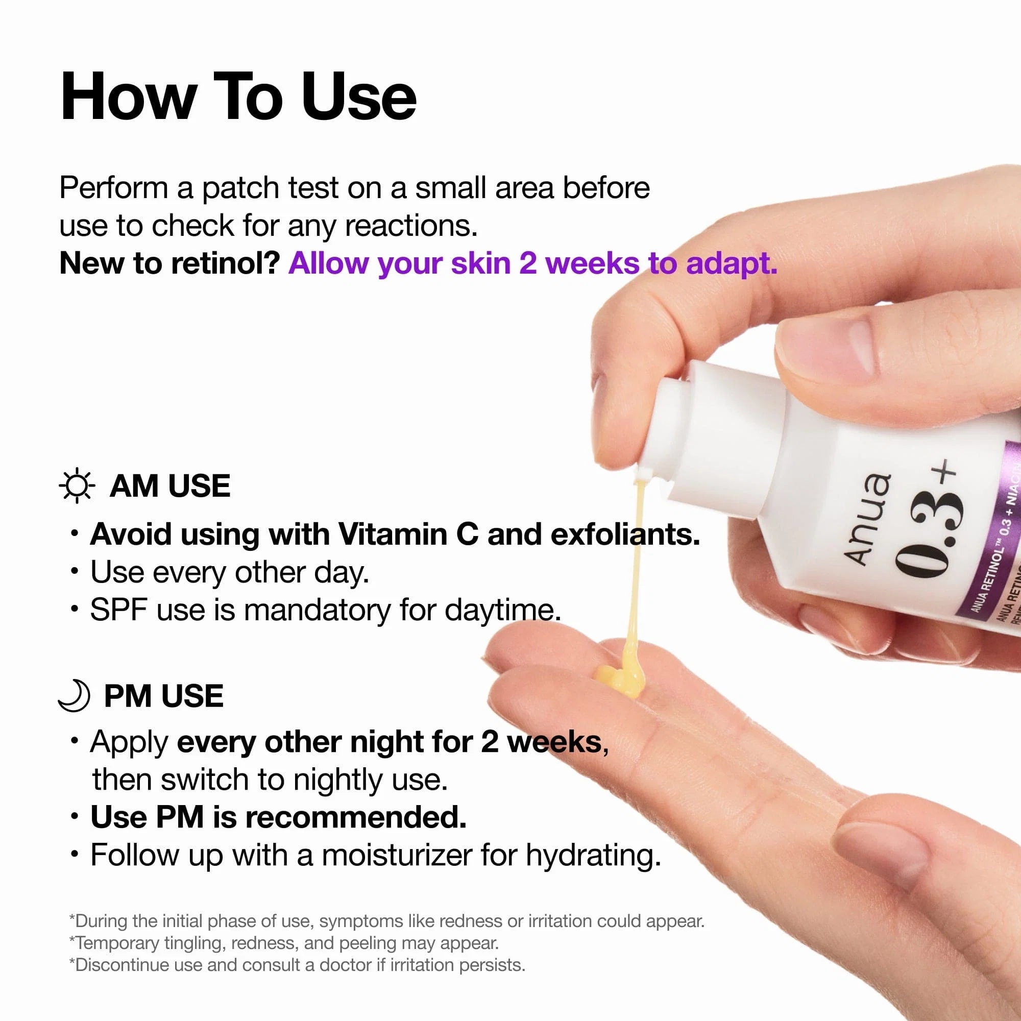 ANUA Nano Retinol™ 0.3% + Niacin Renewing Serum 30ml | Renewal Version