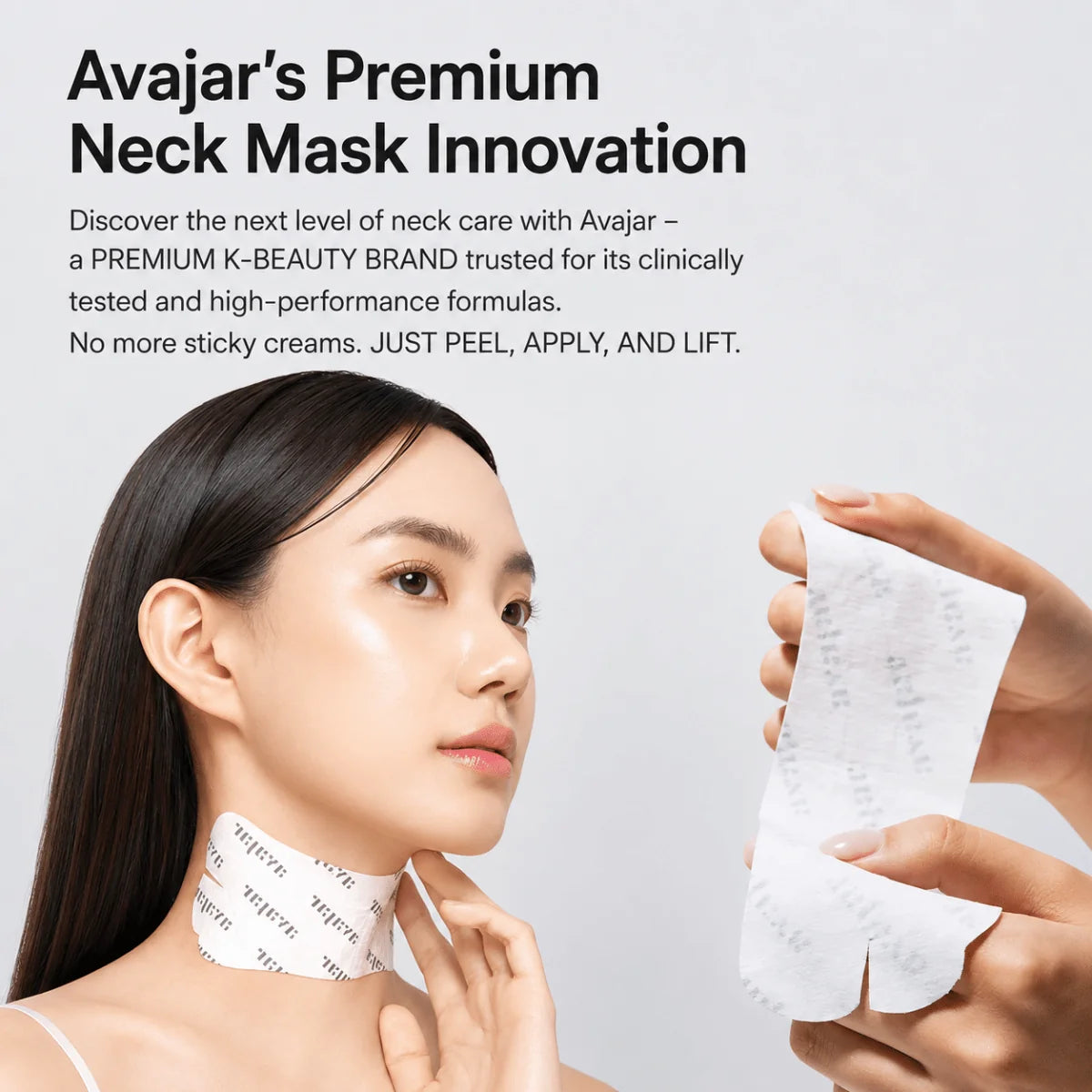 AVAJAR Rejuvenating Neck Wrinkle Control Mask 5g | Pielęgnacja widocznych linii szyi