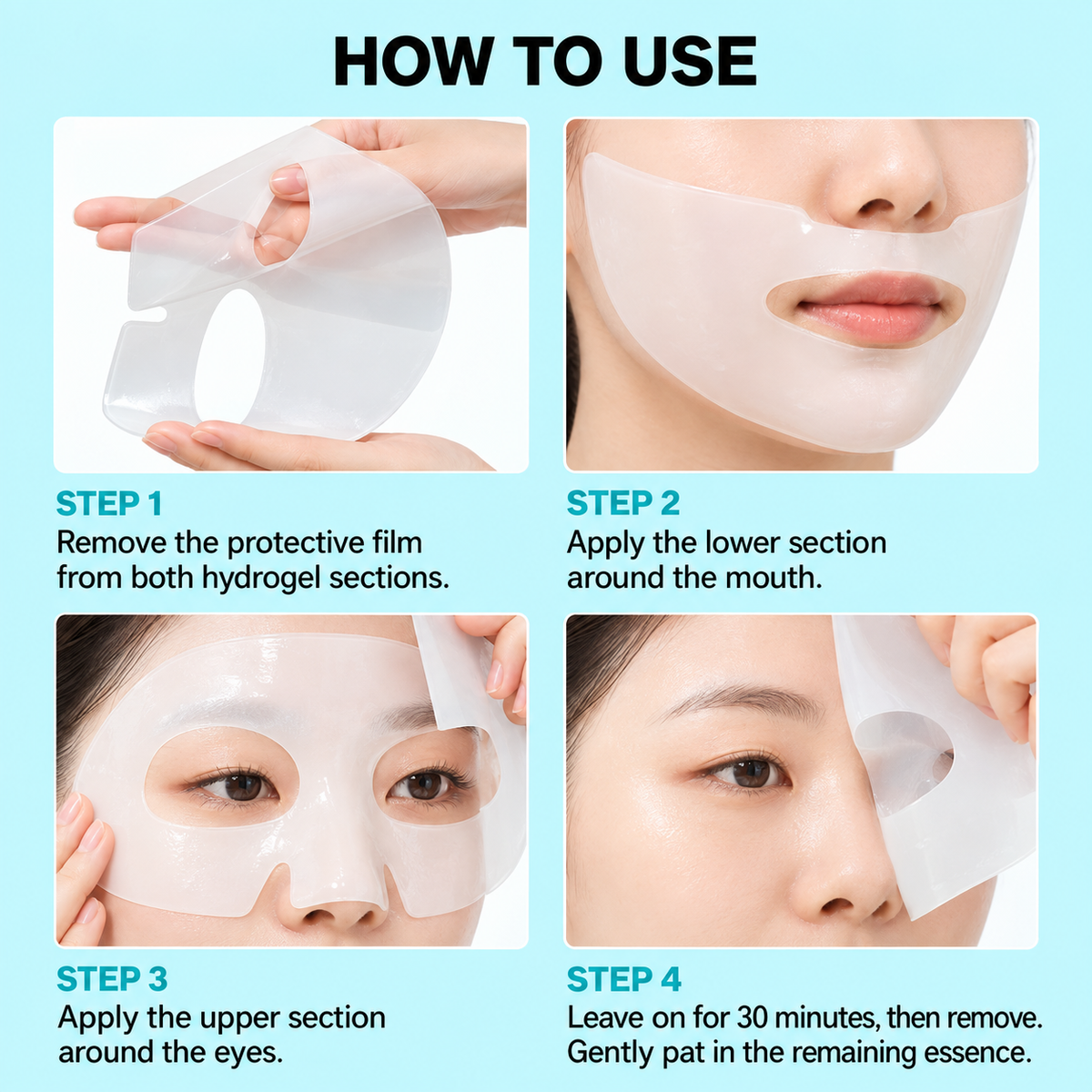 MEDI-PEEL Aqua-Tox Hydrogel Mask 33g | Chłodzący hydrożel dla świeżej i pełniejszej skóry