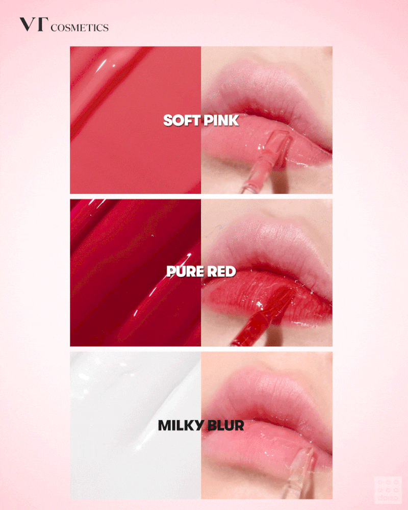 VT Reedle Shot Lip Plumper 02 Pure Red 4ml I Błyszczące, gładkie wykończenie