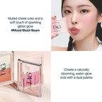 TAG Mood Blush Beam 02 Fair Mauve I Róż + rozświetlacz w chłodnym odcieniu dla efektu soft glow