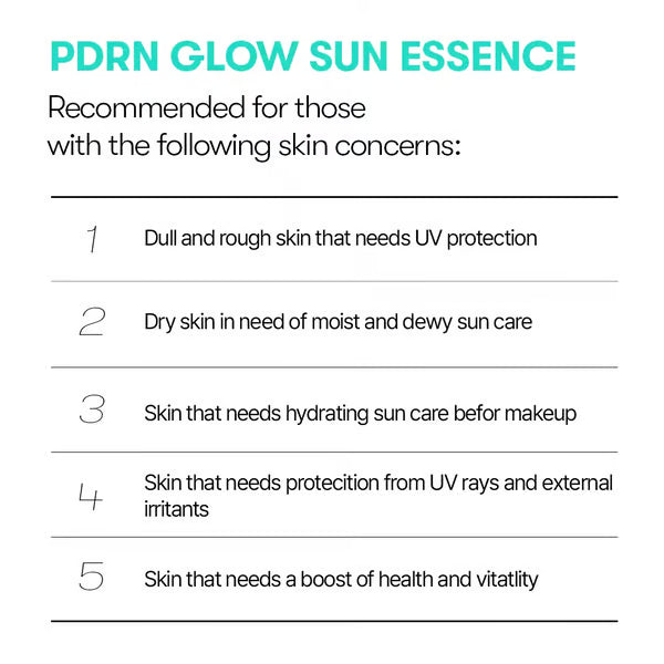 VT PDRN Glow Sun Essence SPF50+ PA++++ 50 ml | Nawilżające wykończenie z efektem glow