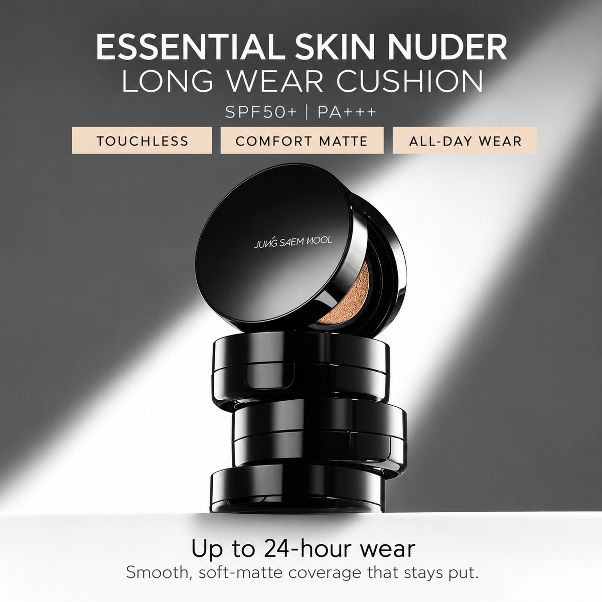 JUNGSAEMMOOL Skin Nuder Long Wear Cushion Nr. 19 Light + Nachfüllpackung