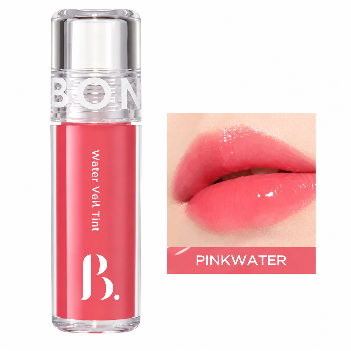 BONCEPT Water Veil Tint 02 Pink Water 4.5g | Delikatny, neutralny róż w lekkiej, wodnej formule