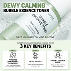 CUREST Dewy Calming Bubble Essence Toner 95ml | Chmurka Nawilżenia dla Ukojonej