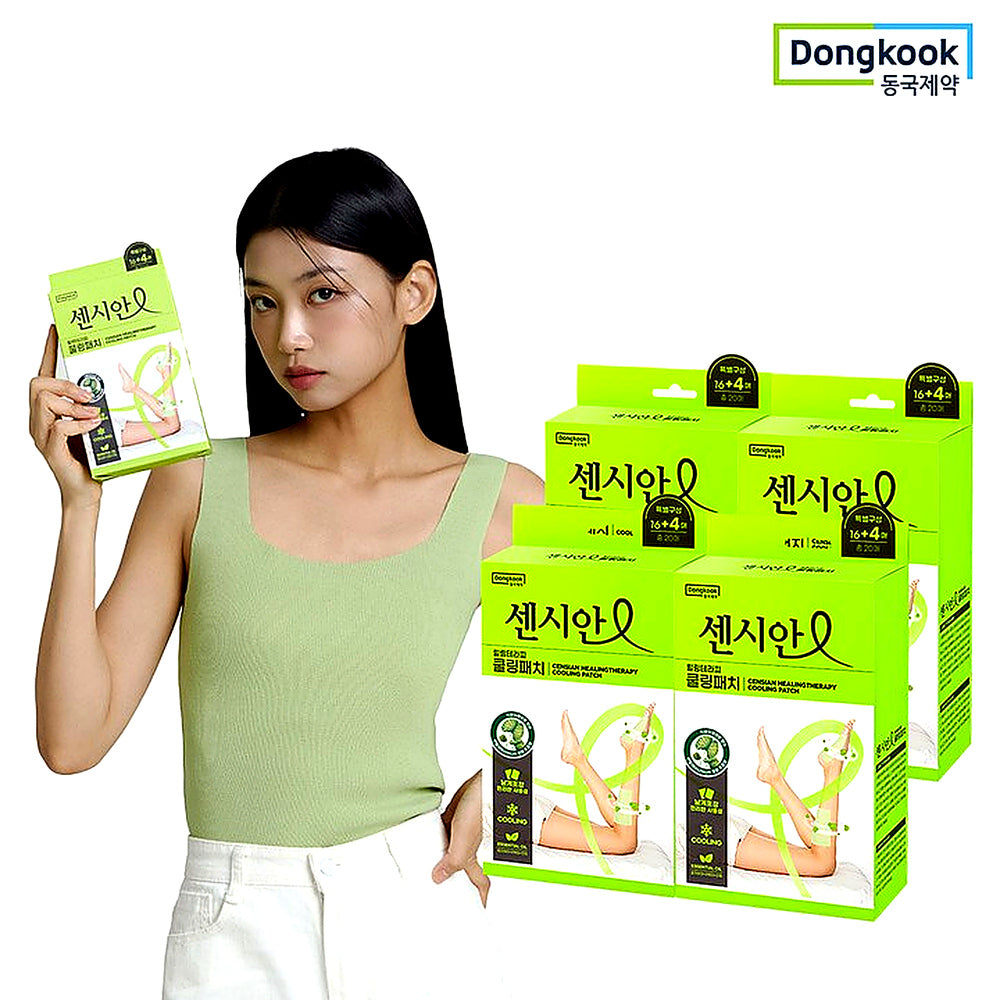 Dongkook Sensian Healing Therapy Cooling Patch — 4 sztuki