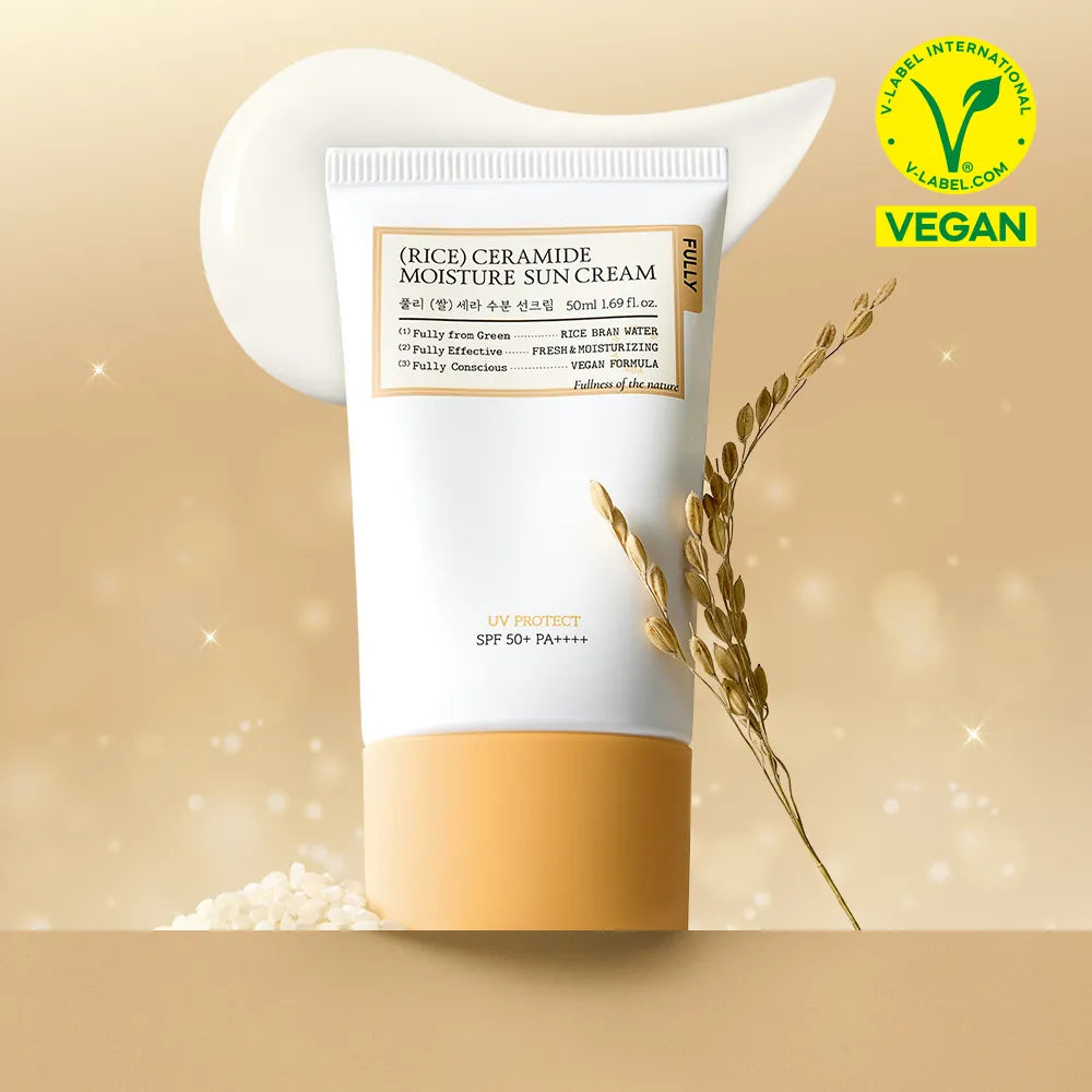 FULLY Rice Ceramide Moisture Sun Cream SPF50+ PA++++ 50ml