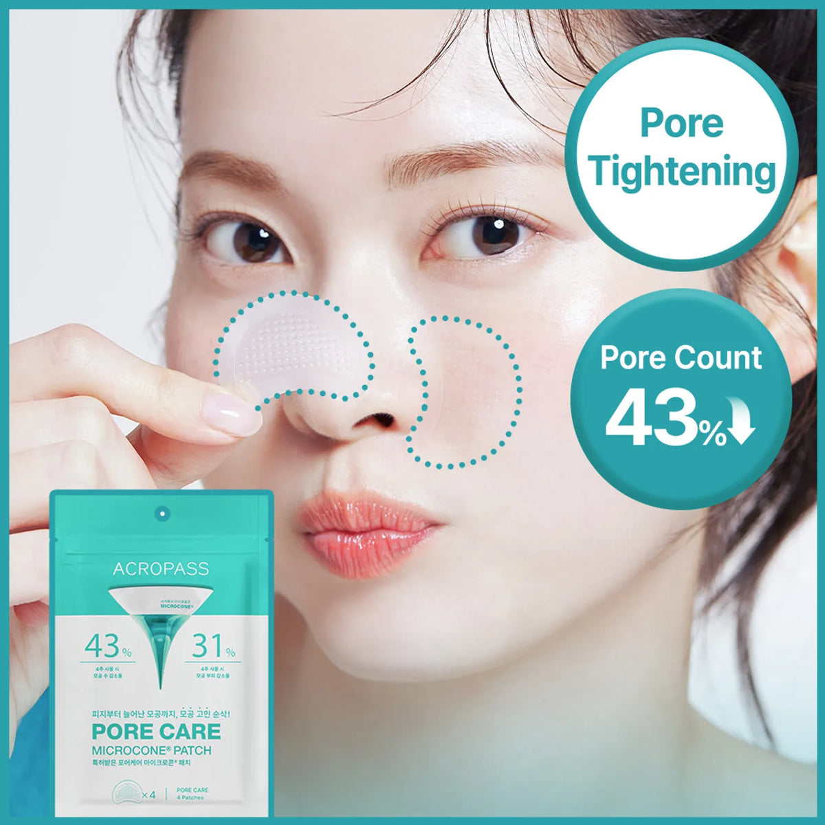ACROPASS Pore Care Microcone® Patch 4 szt