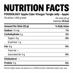 FOODOLOGY Apple Cider Vinegar Tangle Jelly – jabłkowa 250g (10 szt)
