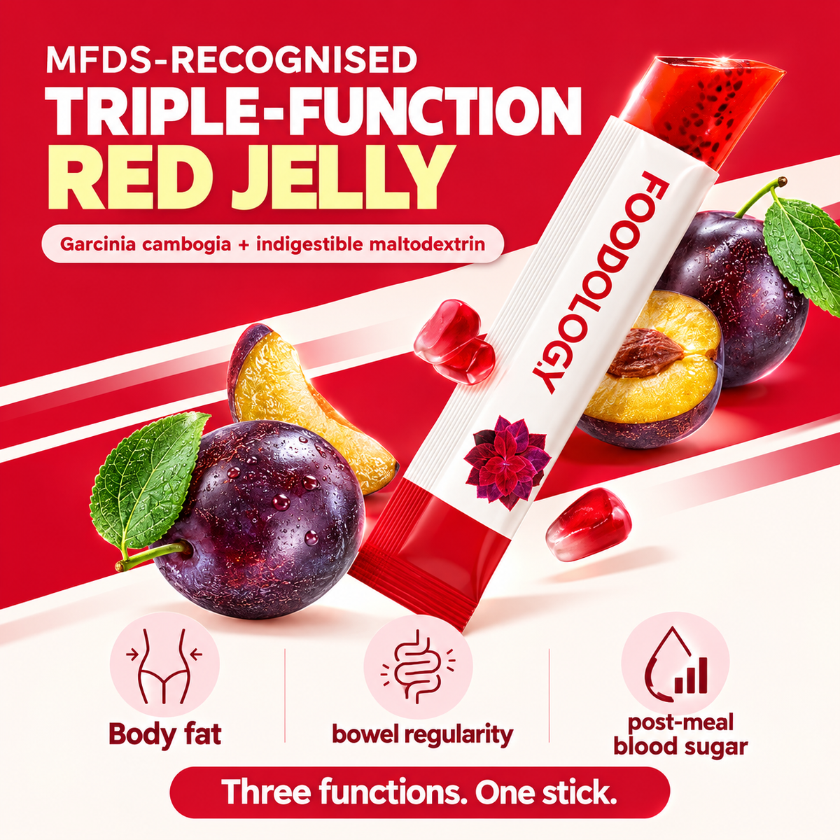 FOODOLOGY Coleology Cutting Jelly 250g (10 × 25g)