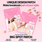 A.SOLUTION Trouble Big Spot Patch 18 szt | Trouble care tattoo sticker
