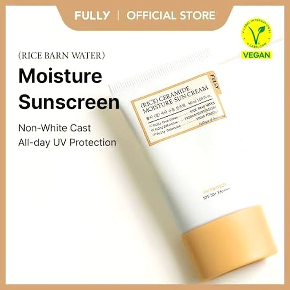 FULLY Rice Ceramide Moisture Sun Cream SPF50+ PA++++ 50ml