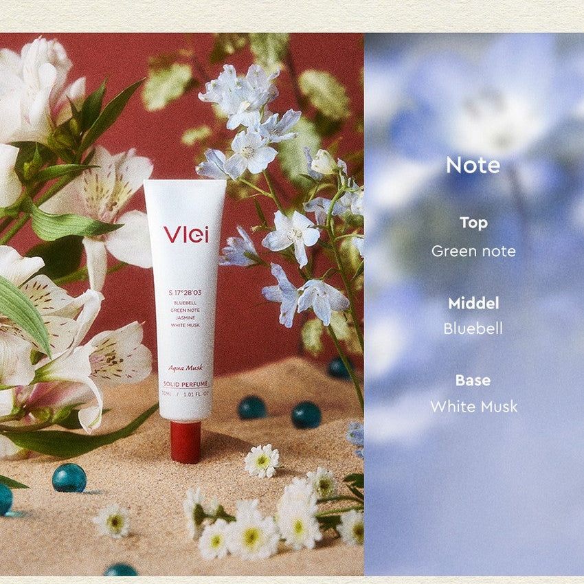 Vlei Solid Perfume – Aqua Musk (30 ml) I Orzeźwiające perfumy w balsamie