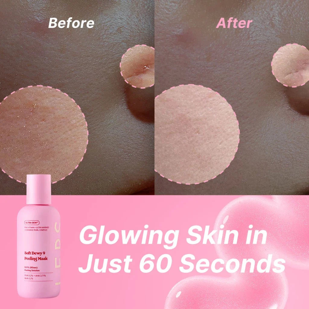 LEPS Soft Dewy 9 Peeling Mask 105ml I Delikatna Maska Peelingująca