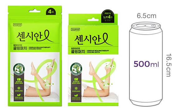 Dongkook Sensian Healing Therapy Cooling Patch — 4 sztuki