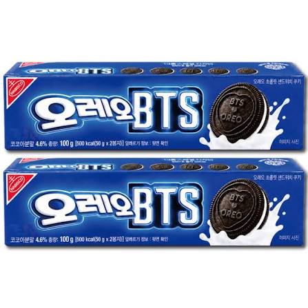 OREO × BTS Limited Edition White Creme Cookies 100g | Koreańska edycja limitowana