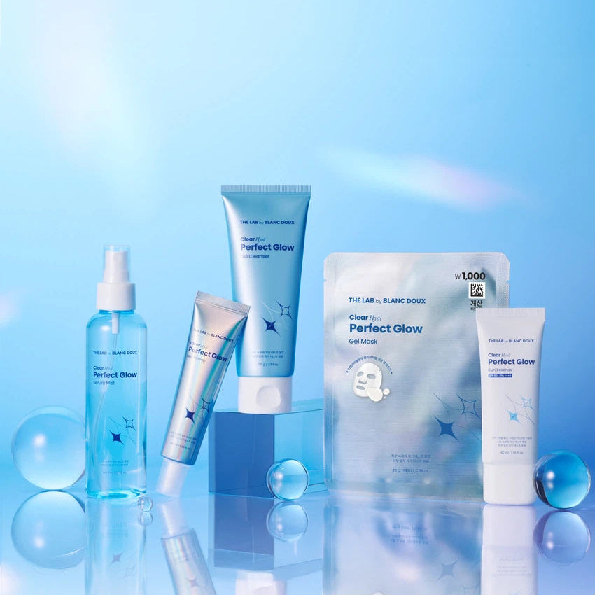 THE LAB by BLANC DOUX Clear Hyal Perfect Glow Gel Mask 25 g I Intensywne Nawilżenie i Naturalny Blask Skóry