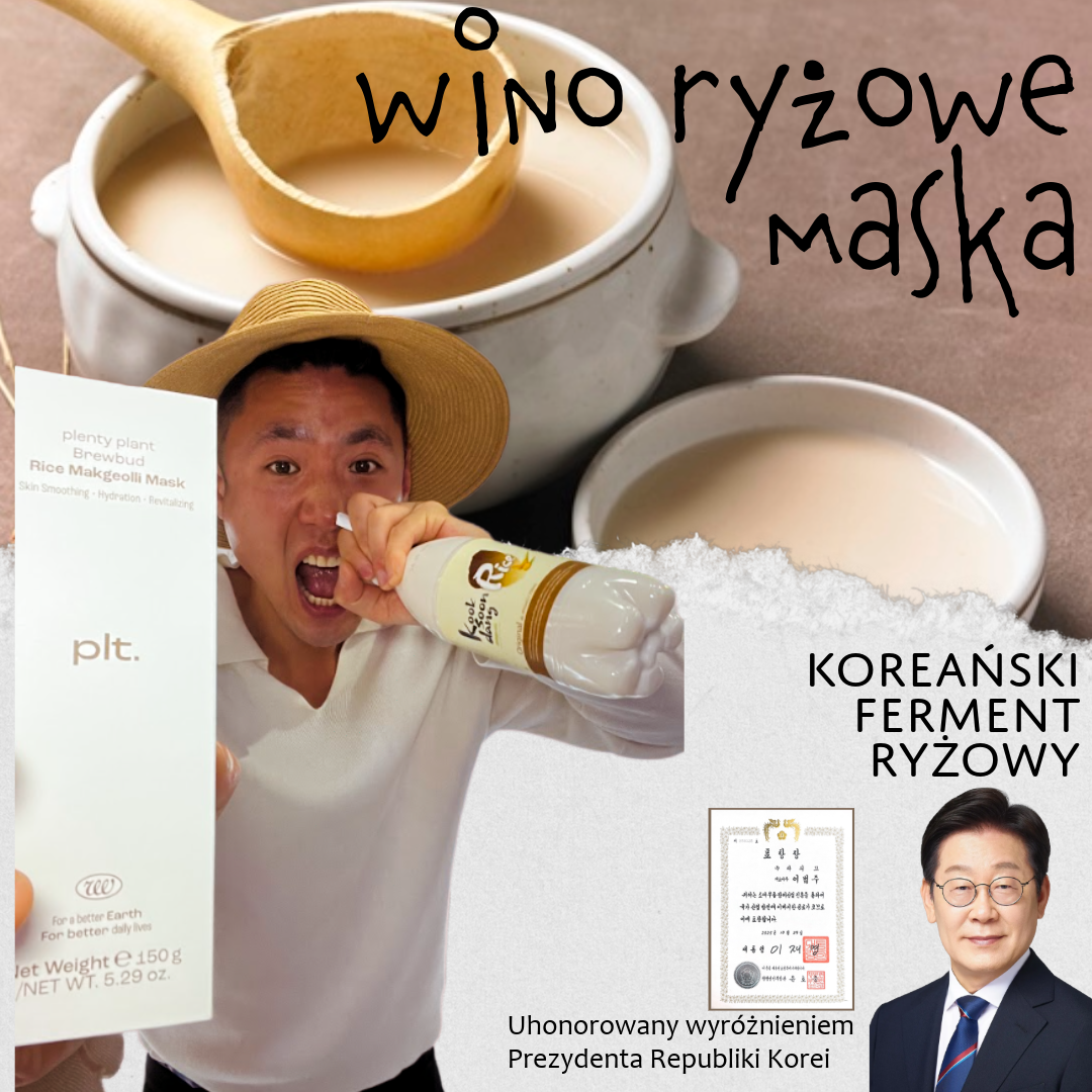 Plenty Plant Brewbird Ricewine Mask I Słodki pocałunek ryżu, drożdży i czasu.
