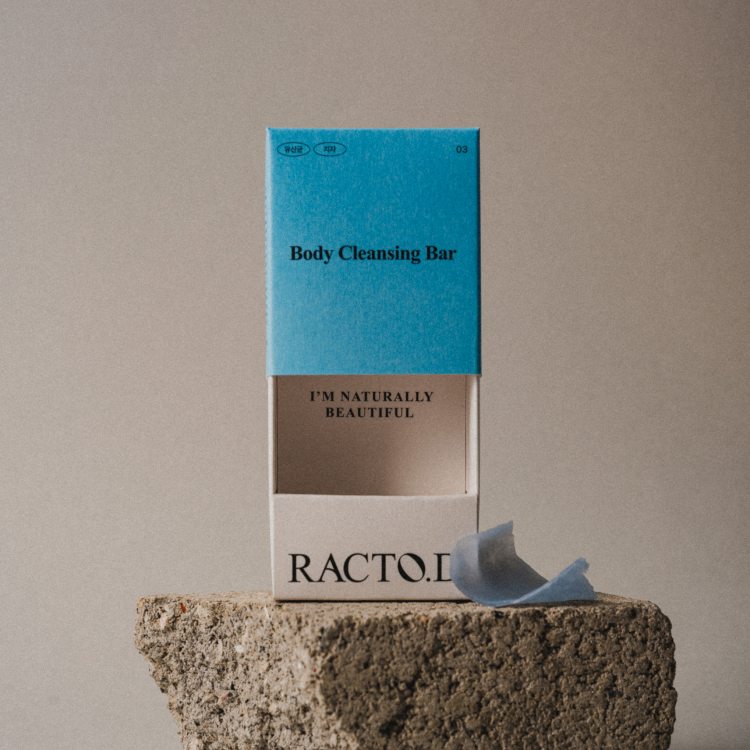 Racto.D Body Cleansing Bar 03 Probiotic (85g) I Oczyszczająca kostka do ciała z gardenią