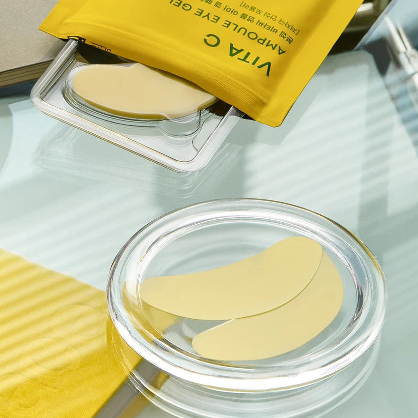 BONCEPT Vita C Ampoule Eye Gel Patch 12szt | Sprężyste hydrożelowe płatki