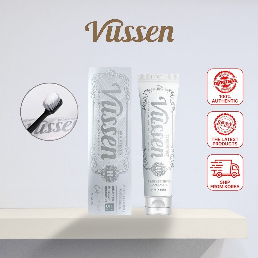 Vussen H Brightening Toothpaste 120g | Ostem Pharma 5% hydroksyapatytu