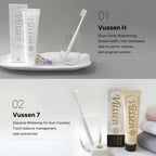 Vussen H Brightening Toothpaste 120g | Ostem Pharma 5% hydroksyapatytu