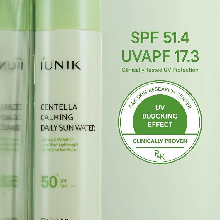 iUNIK Centella Calming Daily Sun Water SPF50+ PA++++ 120ml