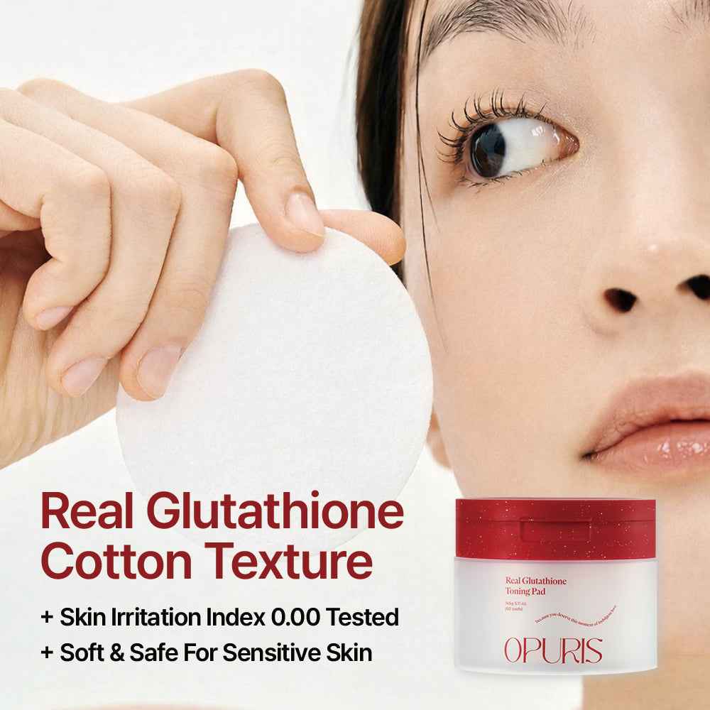 OPURIS Glutathione Toner Pad (60szt) I płatki na przebarwienia