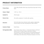 THE LAB by BLANC DOUX Clear Hyal Perfect Glow Skin Fit Prep 40ml