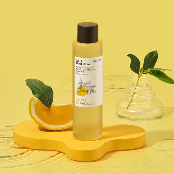 Skinfood Yuja-C Dark Spot Clear Toner 200 ml I Rozjaśniający tonik do twarzy